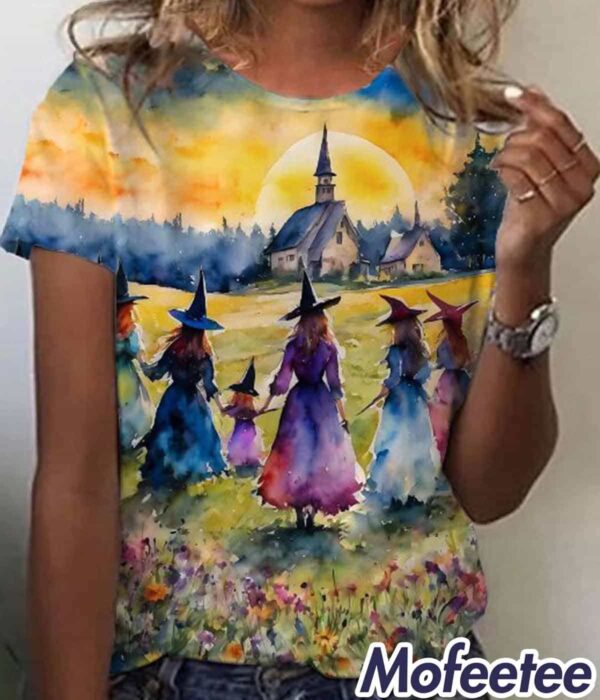 Womens Midsummer Witches Gather Shirt