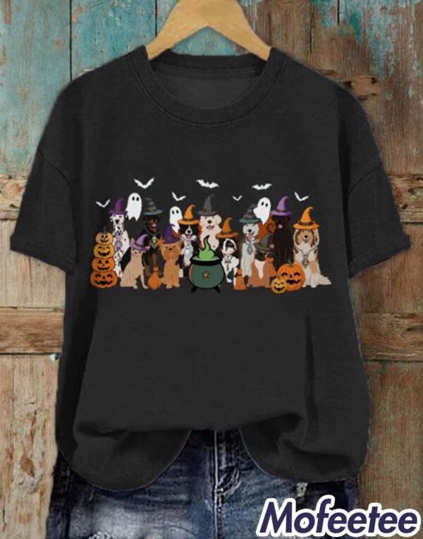 Women’s Puppy Witch Print T-Shirt