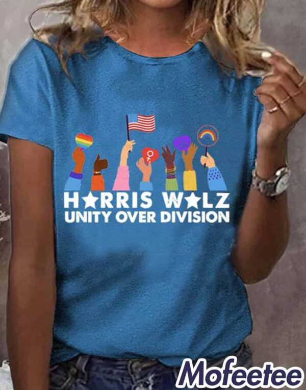 Women’s Unity Over Division Printed T-Shirt