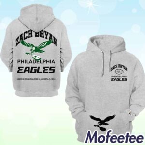 Zach Bryan Eagles Linciln Financial Field 2024 Hoodie 1