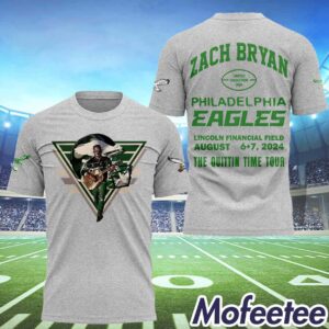 Zach Bryan Eagles Lincoln Financial Field Shirt 2024 1