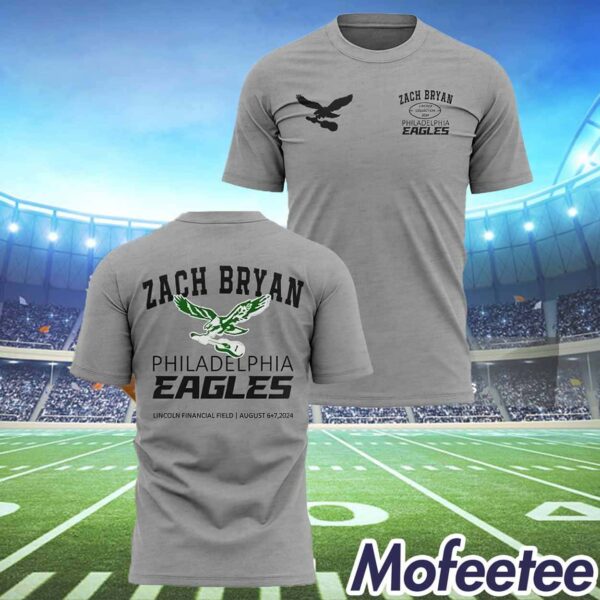 Zach Bryan Eagles Lincoln Financial Field Shirt