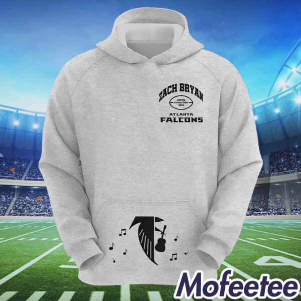 Zach Bryan Falcons Gray 2024 Hoodie