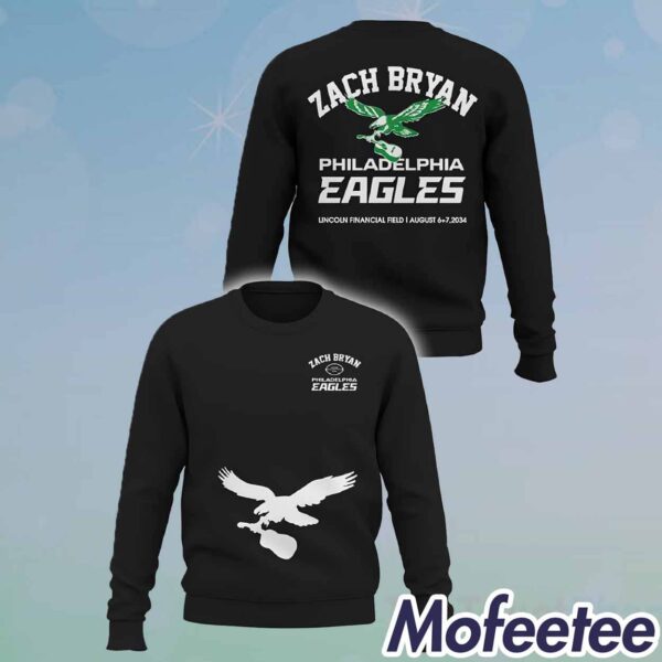 Zach Bryan Philly Sweatshirt 2024